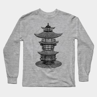 Japanese lamp - traditional temple lantern Long Sleeve T-Shirt